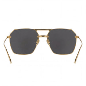 Bottega Veneta Aviator Sunglasses Unisex — interior view, Clear lens detail