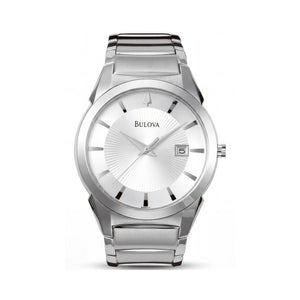 Bulova 96B015 Silver Stainless Steel Men's Watch, 40mm