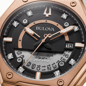Bulova Men's Watch — front view, Quartz movement 47mm
