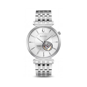 Bulova 96A235 Silver Men's Watch, 40mm