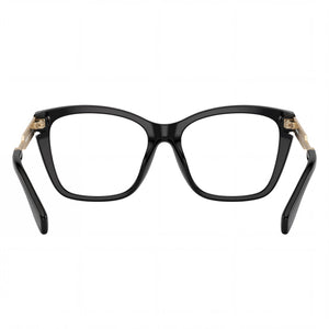 Burberry 0BE2427U Rectangle Eyeglasses Unisex — side view, Black Injected temples