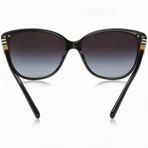 Burberry B4216 Square Sunglasses Women — side view, Non-Polarized Grey Gradient lens