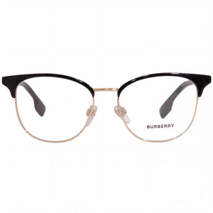Burberry Be 1355 Square Eyeglasses for Women — front view, Metal