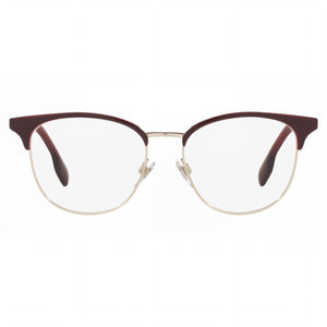 Burberry Be 1355 Oval Eyeglasses for Unisex — front view, Metal