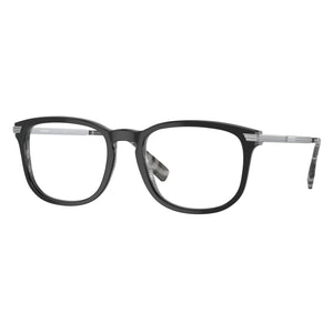 Burberry BE 2369 Black Rectangle Eyeglasses for Men, Plastic frame