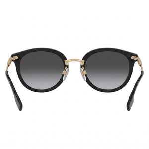 Burberry Be 4398d Oval Sunglasses for Women — interior view, Non-Polarized lens detail