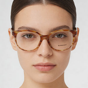 Burberry BE2332 Havana Eyeglasses Women — lifestyle wear, office and reading