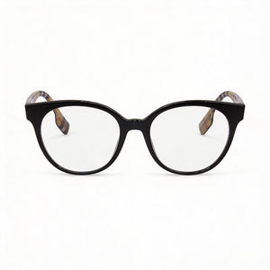 Burberry BE2356 Round Eyeglasses for Women — front view, Plastic