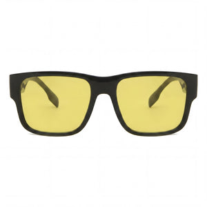 Burberry BE4358 Rectangle Sunglasses for Men — front view, Propionate frame
