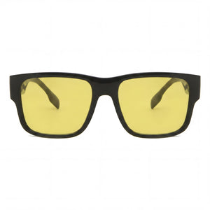 Burberry BE4358 Rectangle Sunglasses for Men — front view, Propionate frame