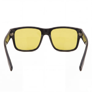 Burberry BE4358 Square Sunglasses Men — side view, Non-Polarized Yellow lens