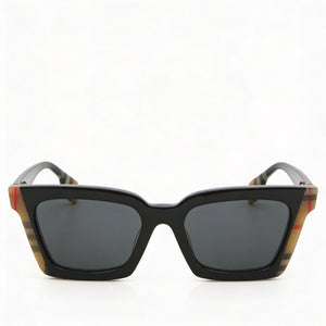 Burberry BE4392U Cat Eye Sunglasses for Women — front view, Acetate frame