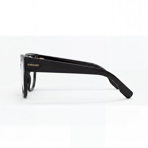 Burberry Classic Oval Eyeglasses Unisex — front view, Grey frame