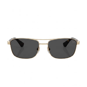 Burberry Classic Rectangle Sunglasses Unisex — front view, Metal frame