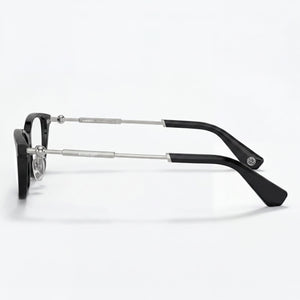 Burberry Classic Luxury Rectangle Eyeglasses Unisex — front view, Acetate