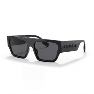 Burberry S7268352 Multicolour Rectangle Sunglasses for Women, Dark Grey lens