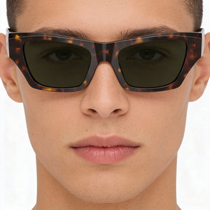 Burberry Wayfarers Cat Eye Sunglasses for Unisex — interior view, Polarized lens detail