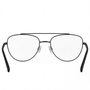 Calvin Klein Aviator Eyeglasses for Women — interior view, demo lenses