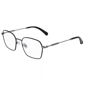 Calvin Klein Black Square Eyeglasses for Men, Square frame