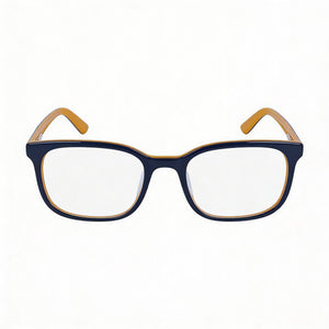 Calvin Klein Rectangle Eyeglasses for Women — front view, Metal