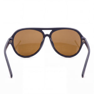 Calvin Klein CK19532S Aviator Sunglasses for Men — interior view, Non-Polarized lens detail