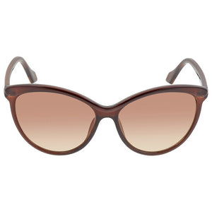 Calvin Klein CK19534S Brown Cat Eye Sunglasses for Women, Brown Gradient lens