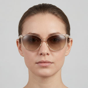 Calvin Klein Ck19536s Beige Sunglasses Women — lifestyle wear, poolside lounging and summer resorts