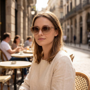 Calvin Klein CK19560S Brown Sunglasses Women — outdoor wear