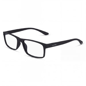 Calvin Klein CK19569 Black Rectangle Eyeglasses for Men, Acetate frame