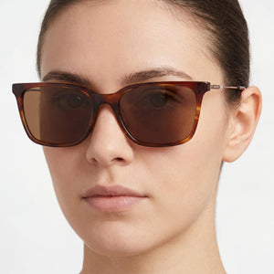 Calvin Klein Ck19703s Square Sunglasses for Men — interior view, Non-Polarized lens detail