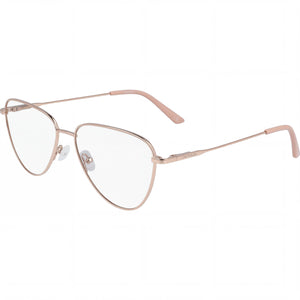 Calvin Klein CK20109 Gold Round Eyeglasses for Women, Alloy Steel frame