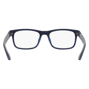 Calvin Klein CK20535 Square Eyeglasses Men — side view, Blue Plastic temples