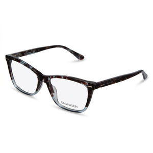 Calvin Klein CK21501 Havana Cat Eye Eyeglasses Unisex, Plastic frame