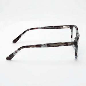 Calvin Klein CK21710 Oval Eyeglasses for Unisex — front view, Alloy Steel