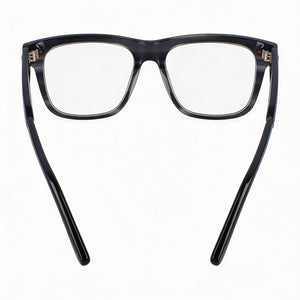 Calvin Klein Ck22538 Rectangle Eyeglasses Unisex — side view, Gray Acetate temples