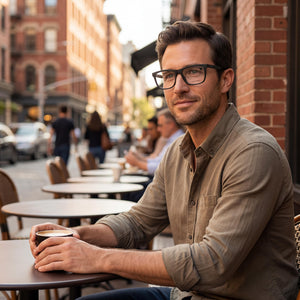 Calvin Klein CK22547 Black Eyeglasses Men — lifestyle wear, office and reading