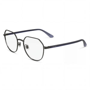 Calvin Klein CK23127 Silver Round Eyeglasses Unisex, Acetate frame