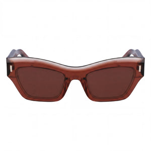 Calvin Klein Ck23503s Cat Eye Sunglasses Unisex — front view, Plastic frame
