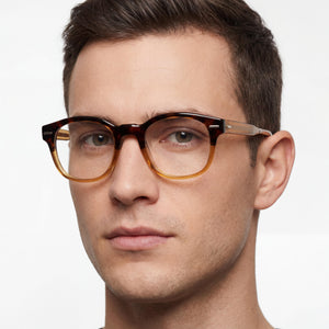 Calvin Klein Ck23511 Square Eyeglasses for Unisex — interior view, Polycarbonate demo lenses