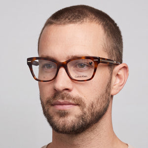 Calvin Klein CK23512 Havana Eyeglasses Unisex — lifestyle wear, office and reading
