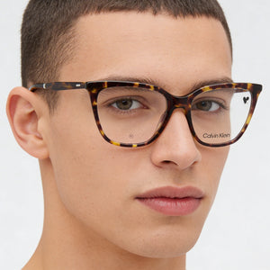Calvin Klein Ck23513 Rectangle Eyeglasses for Unisex — interior view, Polycarbonate demo lenses