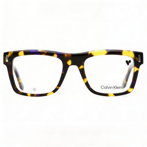 Calvin Klein Ck23519 Square Unisex Eyeglasses — front view, Alloy Steel