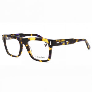 Calvin Klein Ck23519 Havana Square Unisex Eyeglasses, Alloy Steel frame