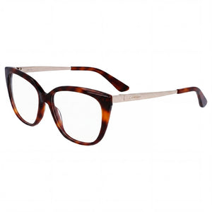 Calvin Klein Ck23520 Havana Square Eyeglasses for Unisex, Metal frame
