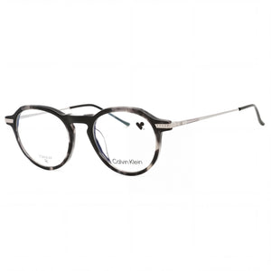 Calvin Klein CK23532T Grey Havana Round Eyeglasses Unisex, Acetate frame
