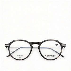 Calvin Klein CK23532T Round Eyeglasses Unisex — front view, Acetate