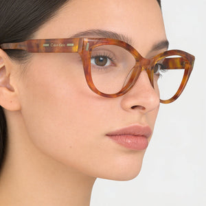 Calvin Klein Ck23541 Havana Eyeglasses Women — lifestyle wear, everyday errands and city walking