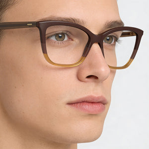 Calvin Klein CK23545 Rectangle Eyeglasses Unisex — interior view, Polycarbonate lenses