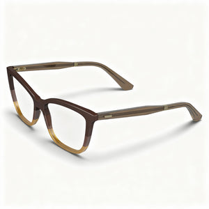 Calvin Klein CK23545 Brown Square Eyeglasses Unisex, Acetate frame