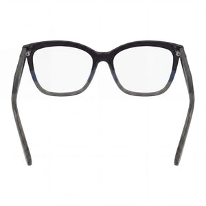 Calvin Klein CK23545 Square Eyeglasses Unisex — side view, Gray Acetate temples